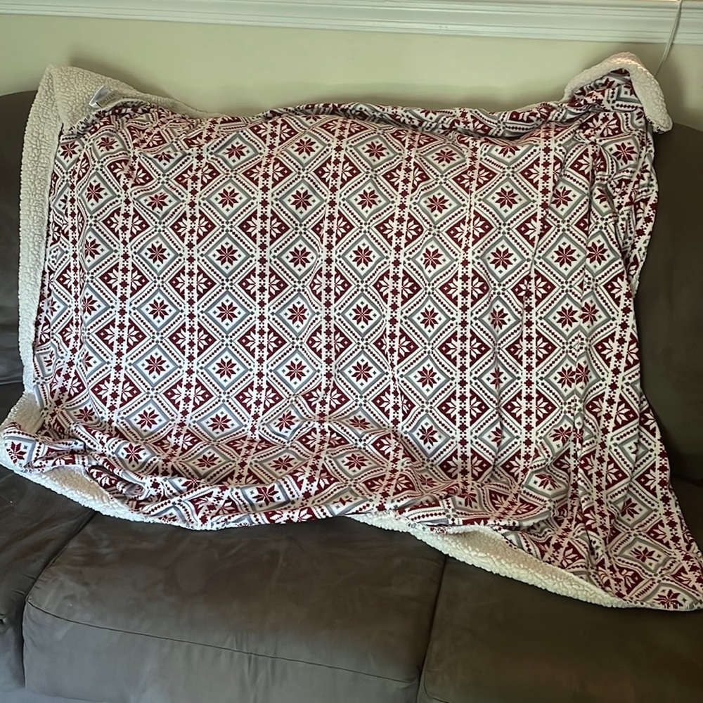Christmas Sherpa Blanket